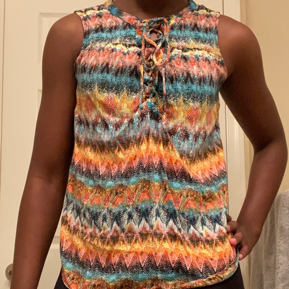 Colorful pattern blouse - Picture 2 of 5